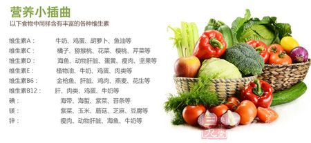 以下食物同样含有丰富的各种维生素