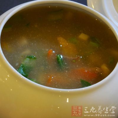 早餐(07:00)：生化汤(100ML)约1/3碗;麻油猪肝;黄豆薏仁饭;红糖糯米粥