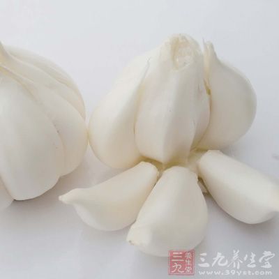 大蒜中的大蒜素可以杀灭白色念珠菌，因此，对由白色念珠菌引起的消化不良效果很好