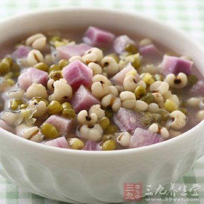 绿豆薏仁山药粥