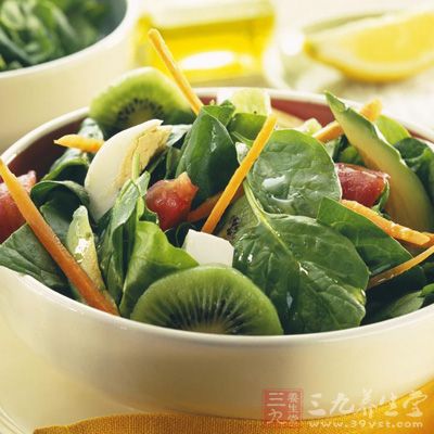 凉拌菠菜、煮鸡蛋一个、酸奶一份