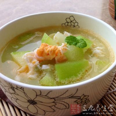 節(jié)瓜咸蛋瘦肉湯