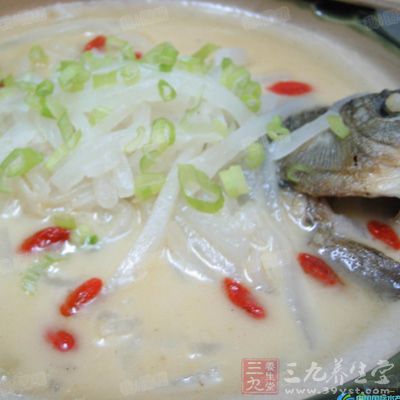 棗杞雙雪煲鯽魚(yú)