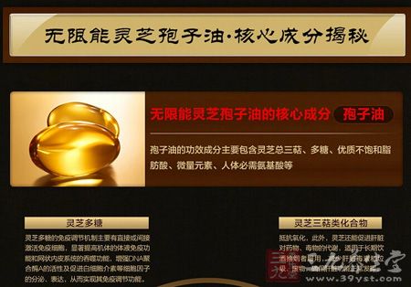 无限能灵芝孢子油 核心成分揭秘