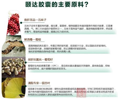 颐达胶囊的主要原料