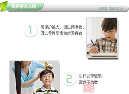 营养需求人群 营养需求人群