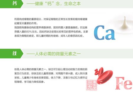 钙——健康“钙”念，生命之本，铁——人体必需的微量元素之一