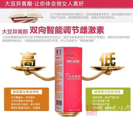 大豆异黄酮双向智能调节雌激素