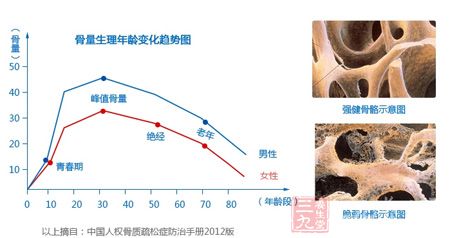 骨量生理年龄变化趋势图 骨量生理年龄变化趋势图