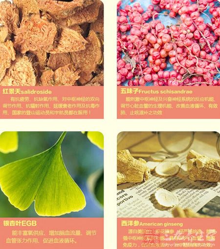 产品各成分介绍