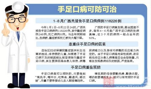 南宁疾控称手足口病可防可控可治