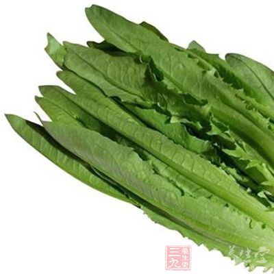 田园沙拉材料:长叶莴苣150克