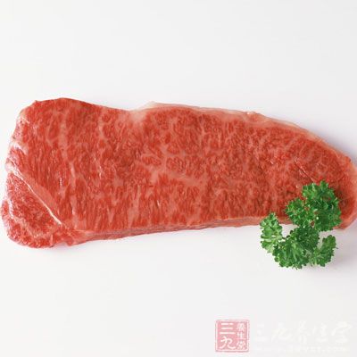 牛肉和叶类蔬菜