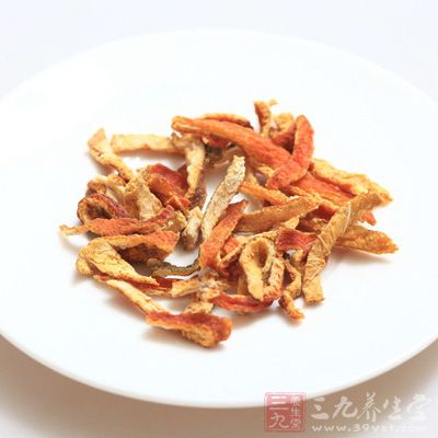 山楂决明子茶材料：陈皮