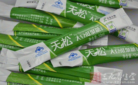 天松牌大豆低聚糖口服液产品包装图
