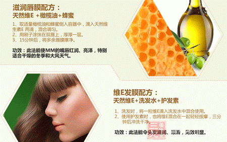 维生素E滋润唇膜配方