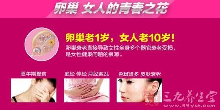 卵巢女人的青春之花