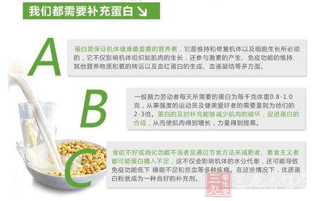 蛋白是保证机体健康重要的营养素