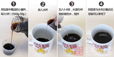 鹤王牌阿胶浆食用方法