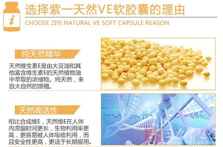 选择紫一天然VE软胶囊的理由 选择紫一天然VE软胶囊的理由