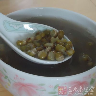 多喝绿豆糖水