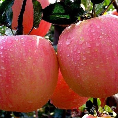 苹果含有丰富的檞皮素，能对抗自由基对人体的氧化作用