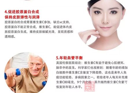 胶原蛋白的合成需要维生素C参加