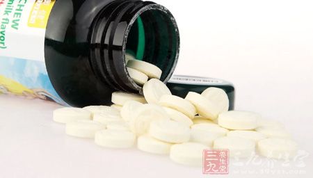 美澳健牌钙咀嚼片内颗粒图