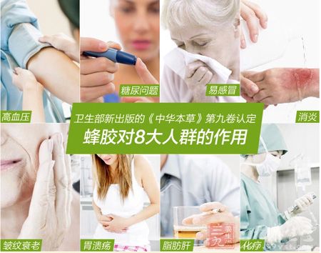 蜂胶对8大人群的作用 蜂胶对8大人群的作用