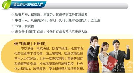 蛋白质粉可以帮助人群