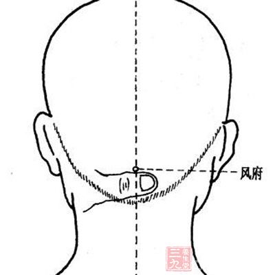 以拇指指端沿顺时针点揉旋转5次，力度适中