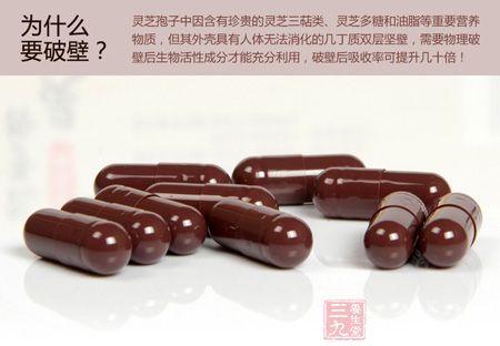 灵芝孢子中因含有珍贵的灵芝兰菇类