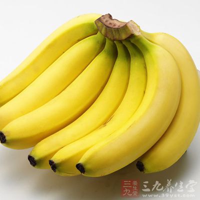 香蕉就含有较多的维生素