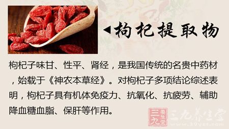 红景天枸杞片含枸杞提取物