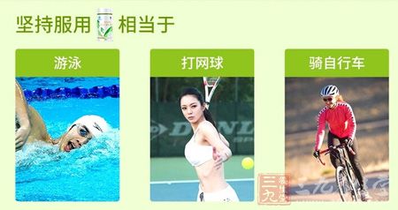坚持服用绿森林牌左旋肉碱茶多酚片一个月相当于游泳约48小时、打网球约72小时、骑自行车约120小时 坚持服用绿森林牌左旋肉碱茶多酚片一个月相当于游泳约48小时、打网球约72小时、骑自行车约120小时
