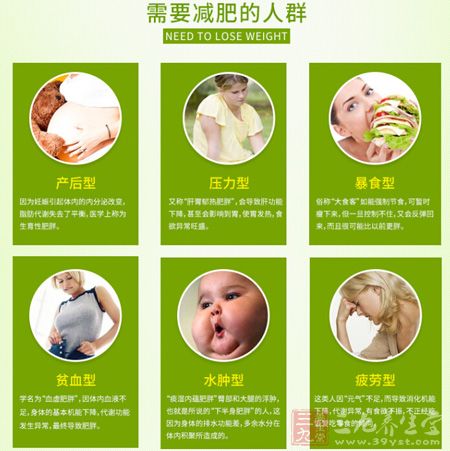 需要减肥的人群