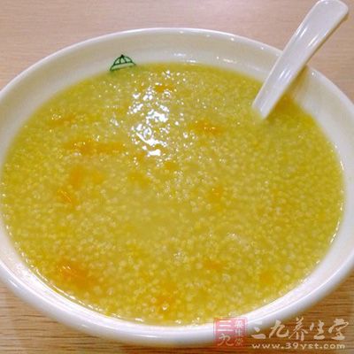 降低兴奋度代表食物：小米粥