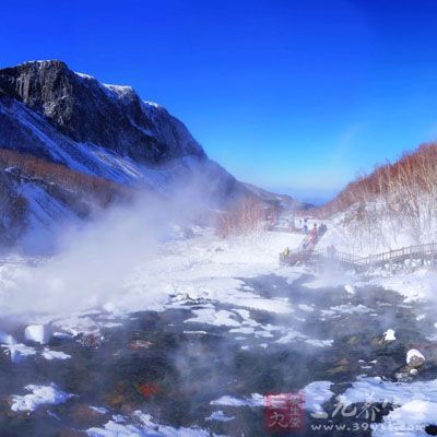 东北长白山温泉