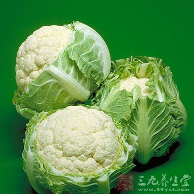 菜花里富含维生素K，如果在产前经常食用