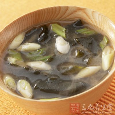 豆腐海藻鲜虾汤