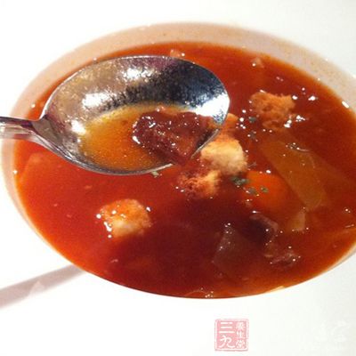 番茄牛肉蔬菜湯