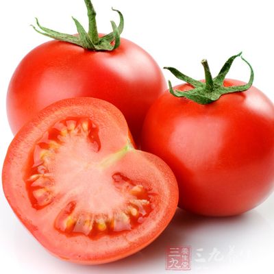 西红柿中含有大量的维生素C