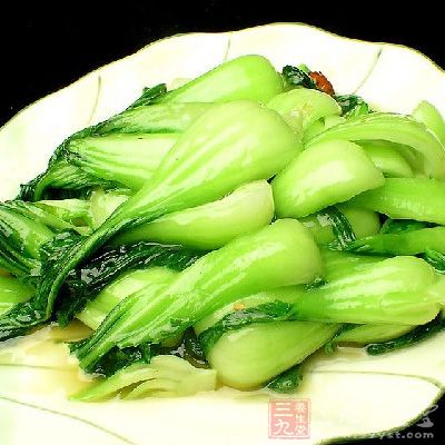 炝油菜的制作方法