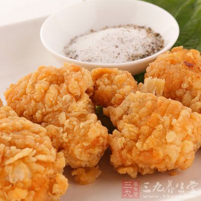 油炸食物、脂肪高的食物