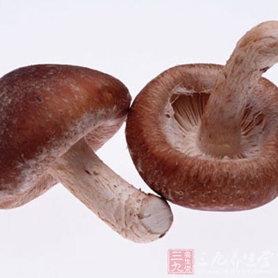 香菇中所含的香菇嘌呤，可抑制体内胆固醇形成和吸收