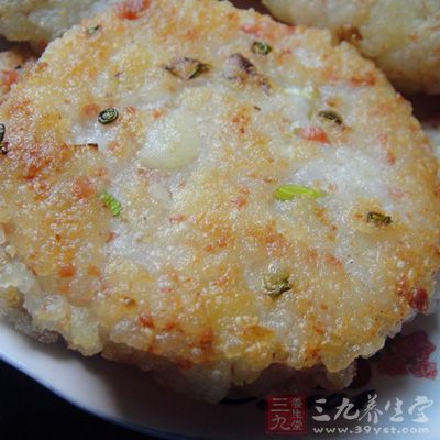 煎米饭饼的做法