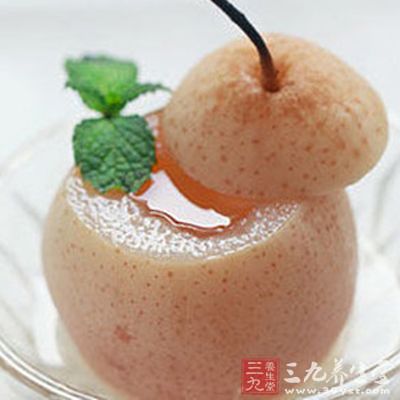 生梨解酒吃梨或挤梨汁饮服