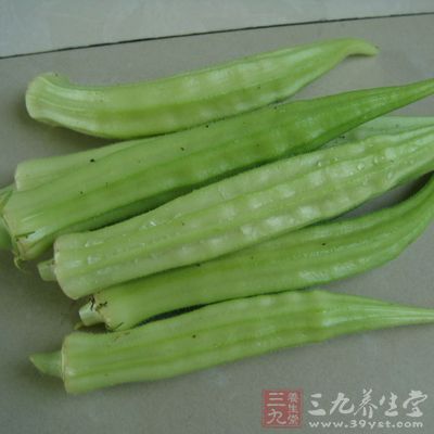 秋葵屬于性味偏于寒涼的蔬菜