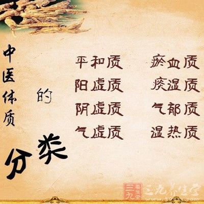 体质分类 不同体质女性的中医调养方(2)