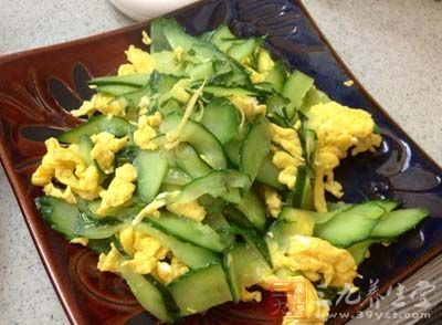 黄瓜炒鸡蛋菜品介绍